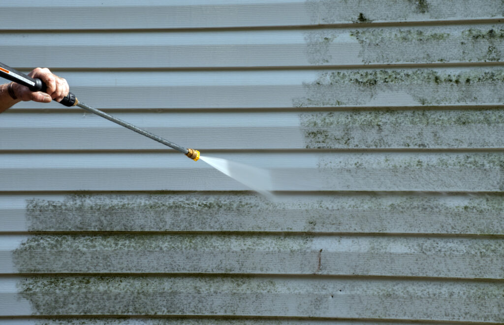Exterior cleaning work in Huntsville Al power wash pressure wash